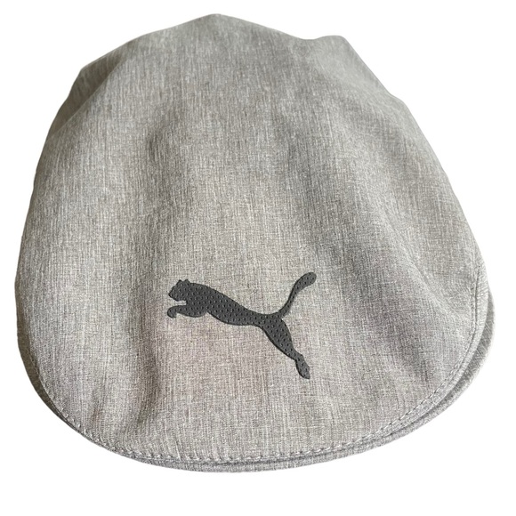 NWOT PUMA Tour Driver Hat Grey Moisture Wicking FlexFit Golf Bryson Small/Medium - Picture 4 of 10